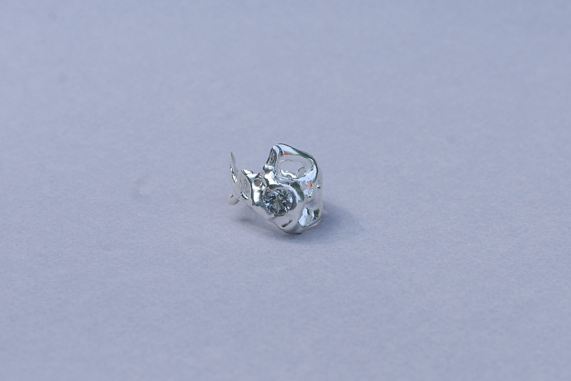 Liquid Green Quartz Ring