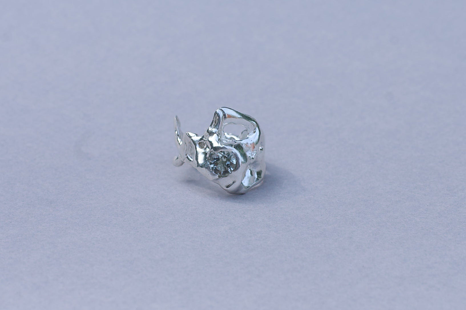 Liquid Orakel Green Quartz Ring