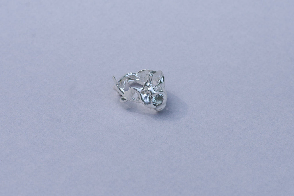 Liquid Orakel Green Quartz Ring