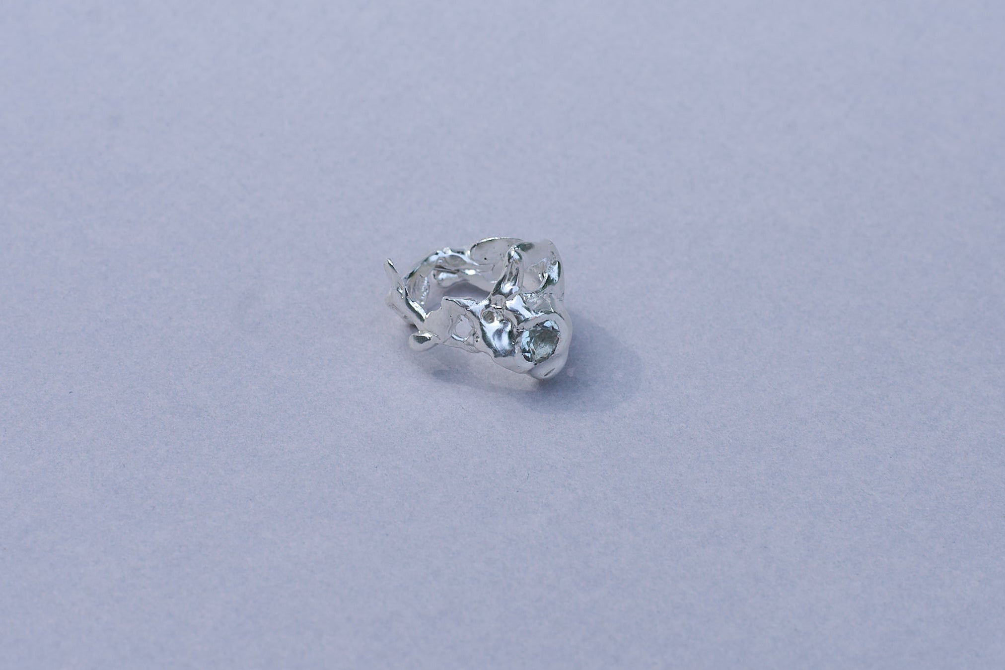 Liquid Orakel Green Quartz Ring