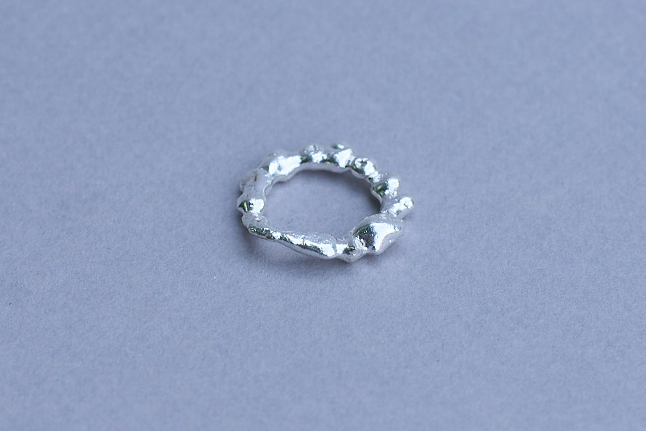 Sculptural Pearl Ring
