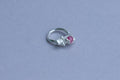 Wrapped Rhodonite Ring