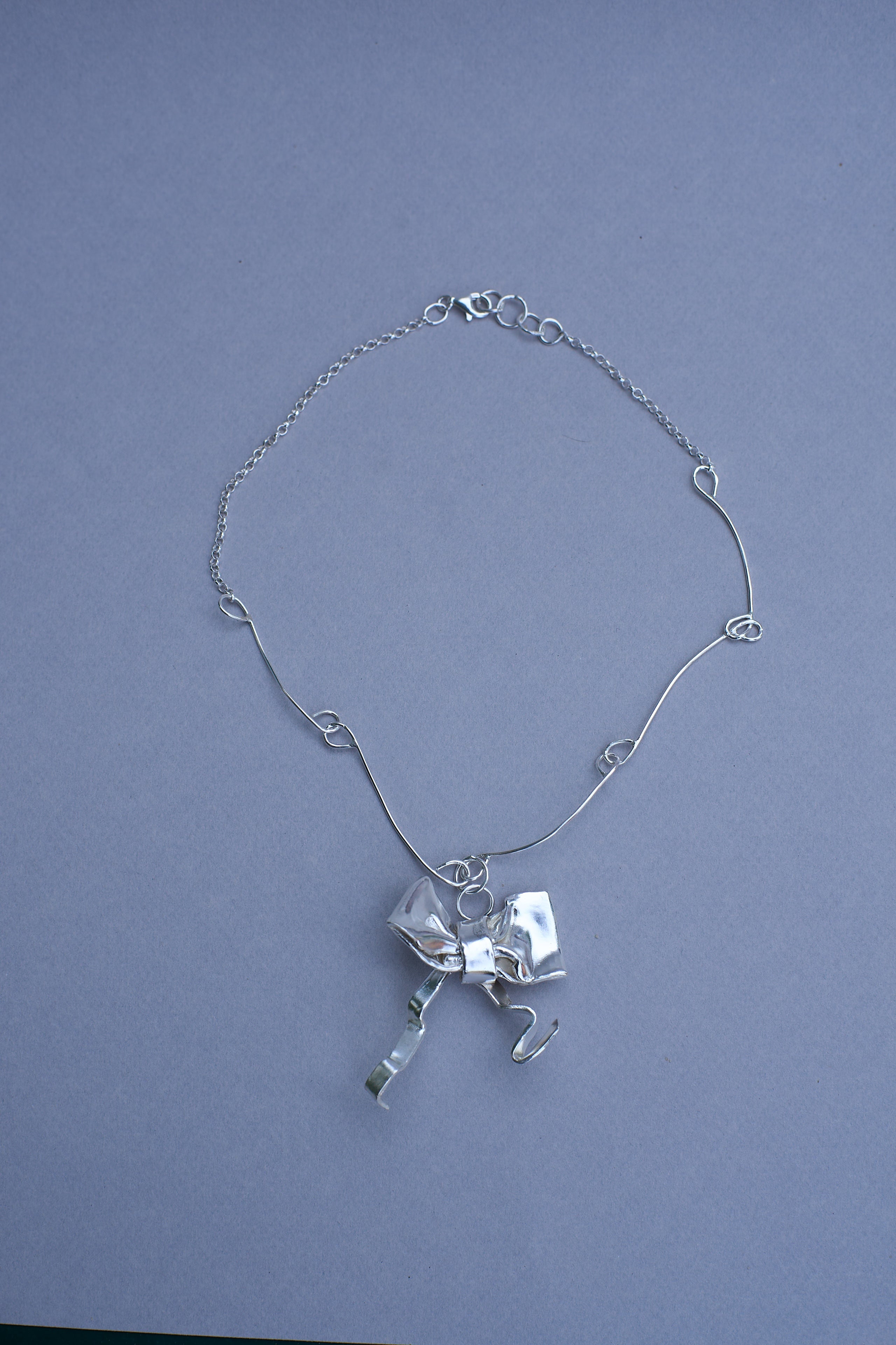 Sculptural Bow Necklace