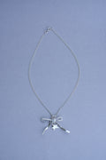 Bow Necklace with Dangling Star
