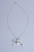 Bow Necklace with Dangling Star