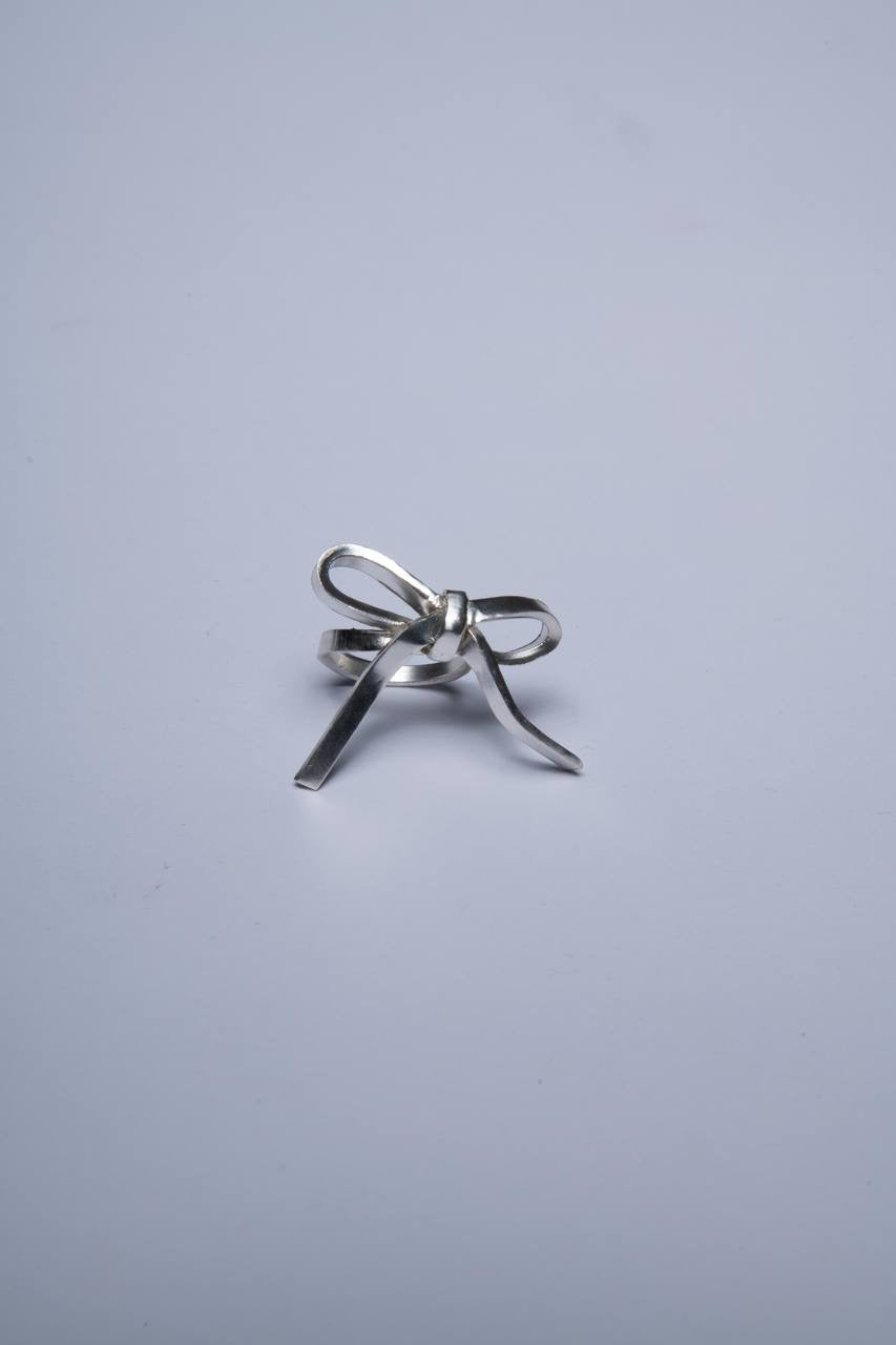 Silver Bow Ring