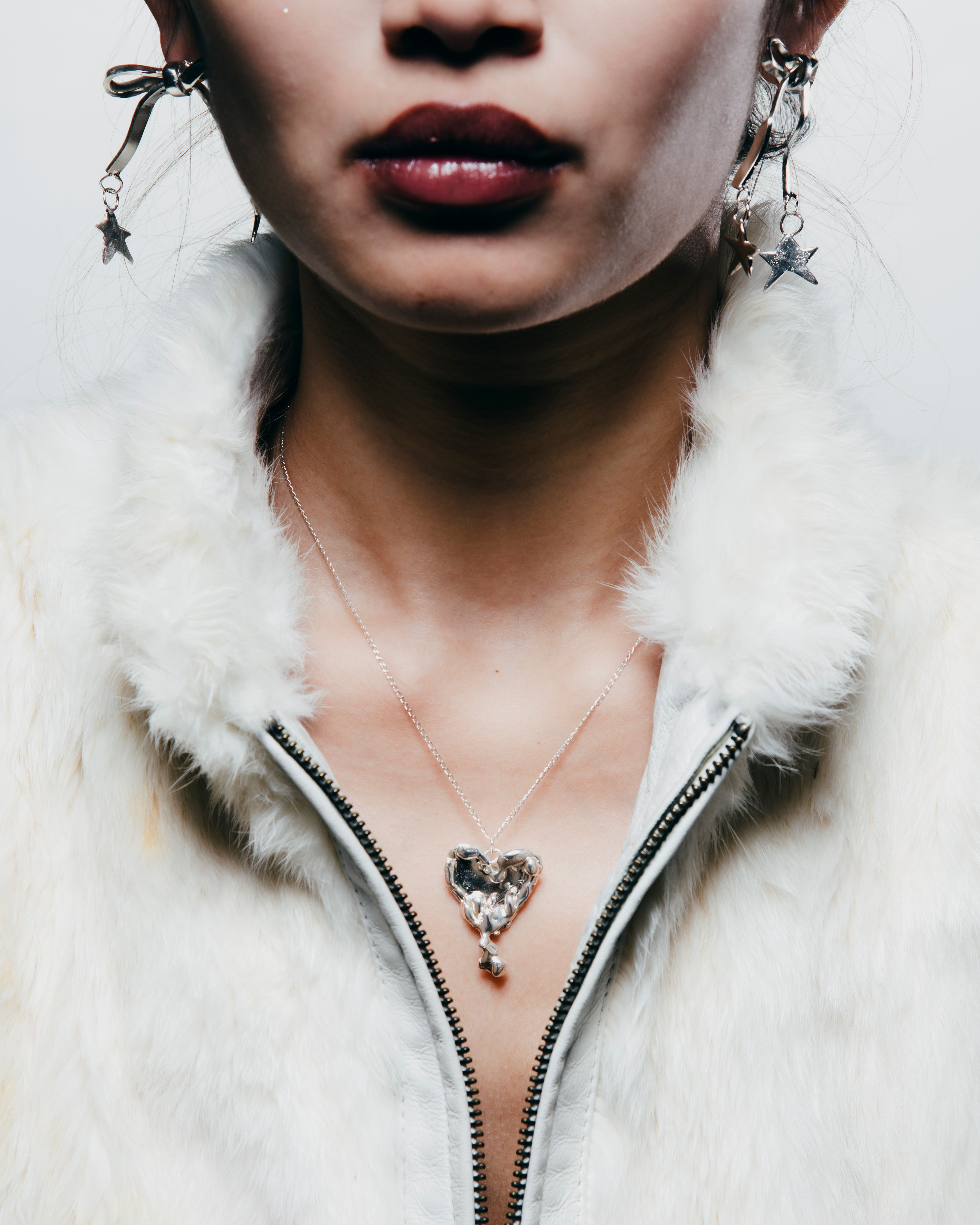 Dripping Heart Necklace