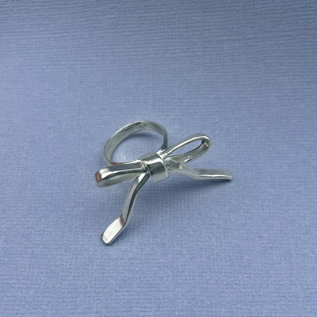 Silver Bow Ring