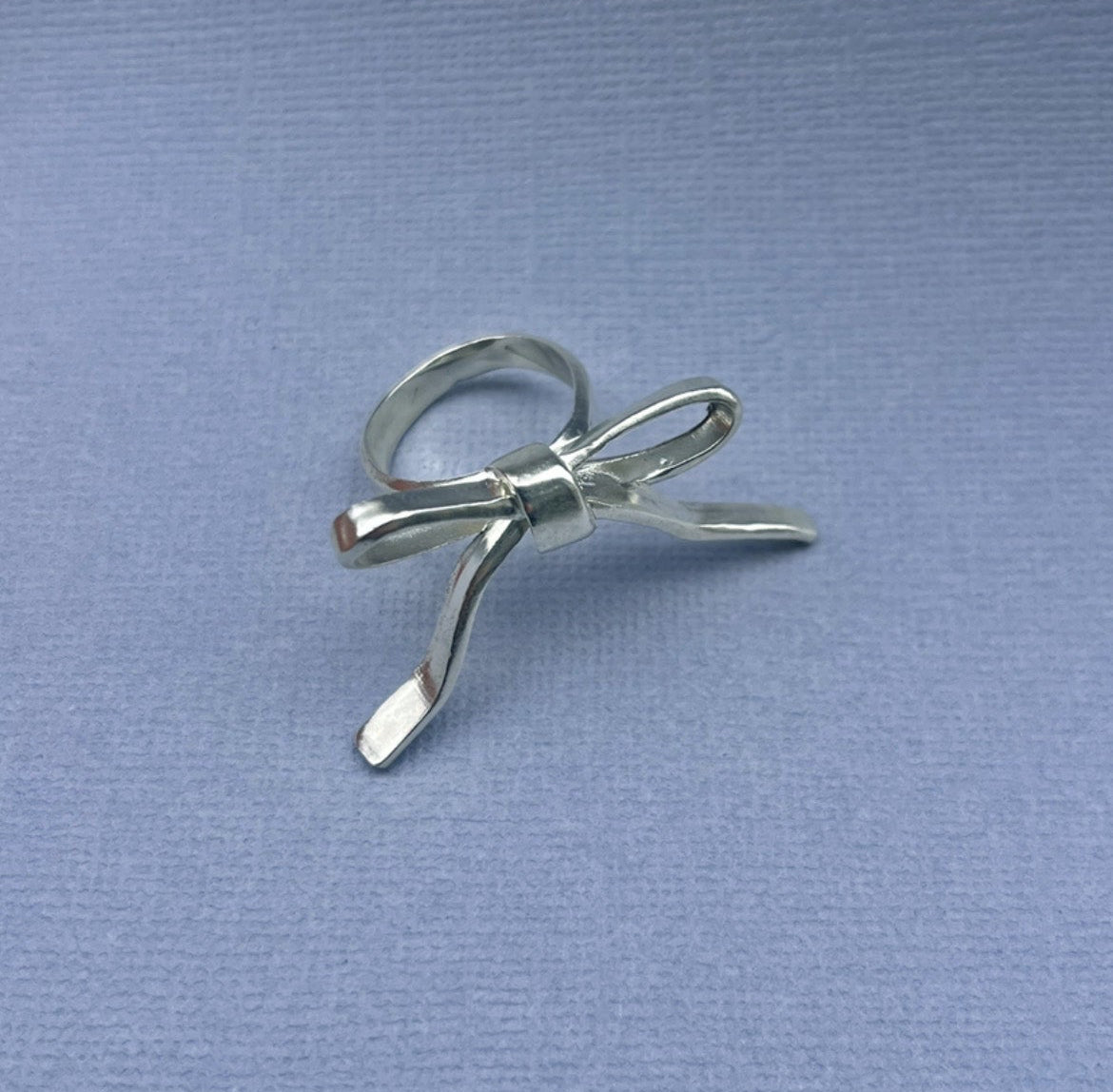Silver Bow Ring