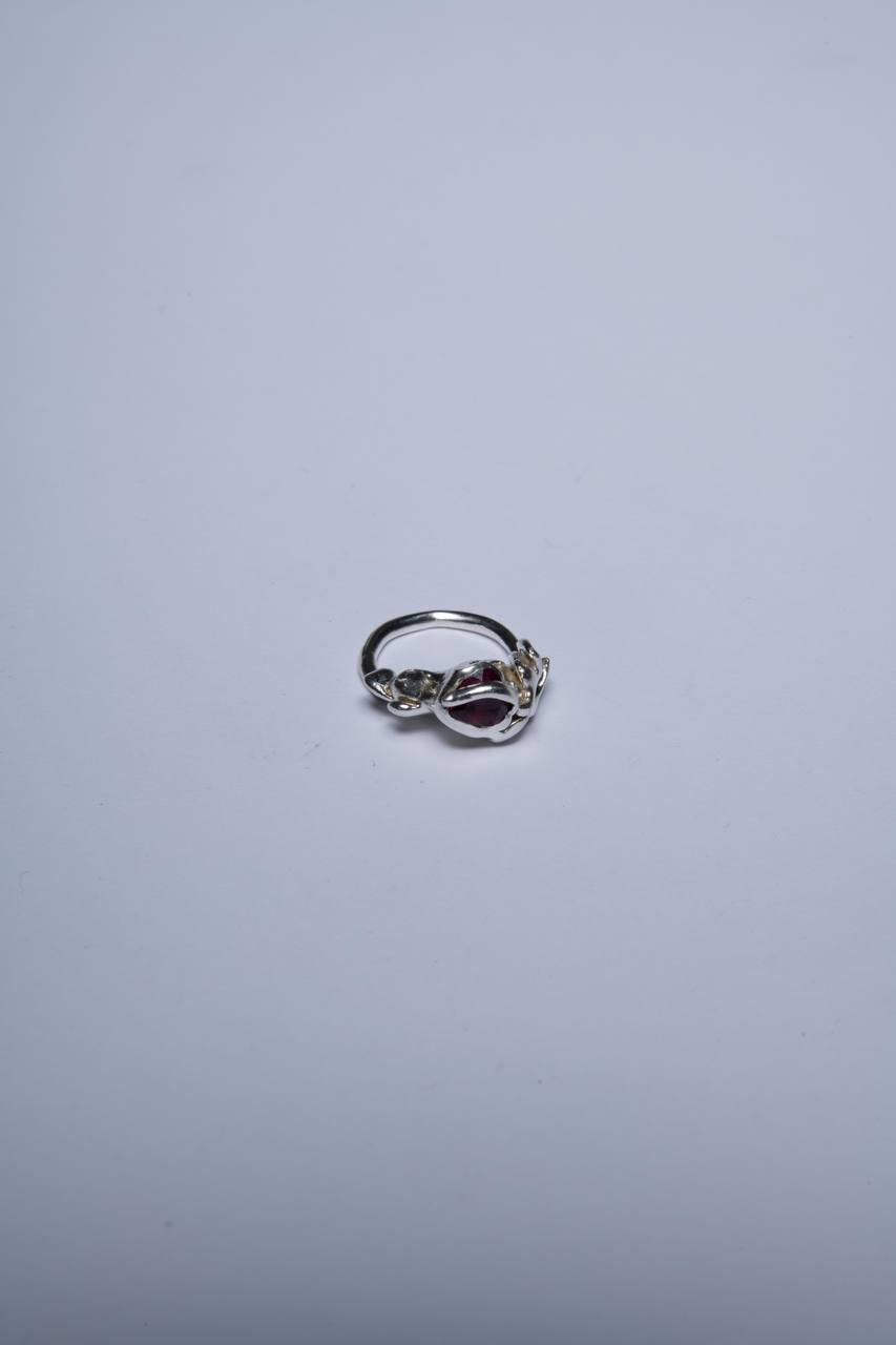 Wrapped Rhodonite Ring